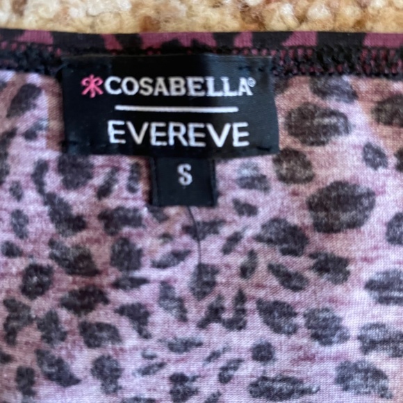 Everett Cosabella Pink and Black Leopard Print Tank Top Women’s Size S - Picture 6 of 6